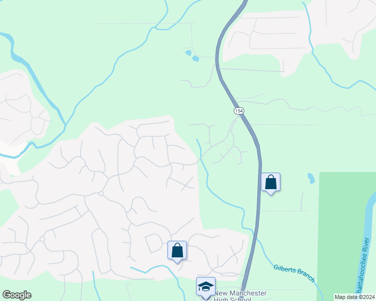 map of restaurants, bars, coffee shops, grocery stores, and more near 2774 Warhorse Place in Douglasville