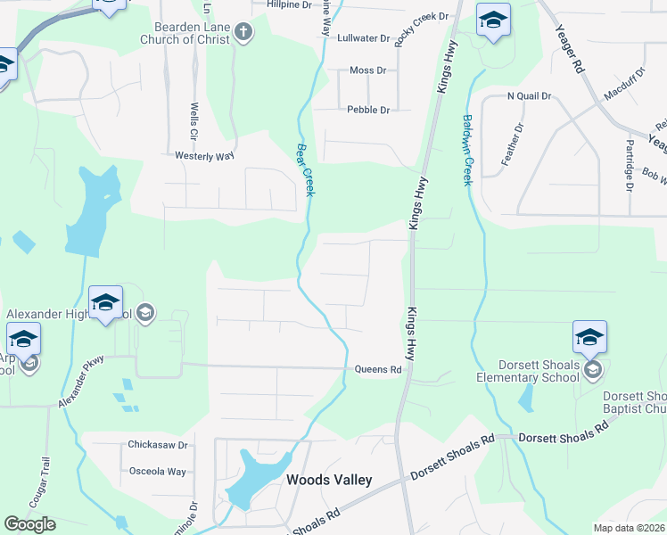 map of restaurants, bars, coffee shops, grocery stores, and more near 6205 Jayma Lane in Douglasville