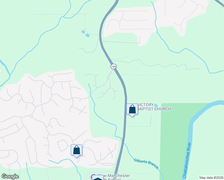 map of restaurants, bars, coffee shops, grocery stores, and more near 2635 Thunder Basin Way in Douglasville