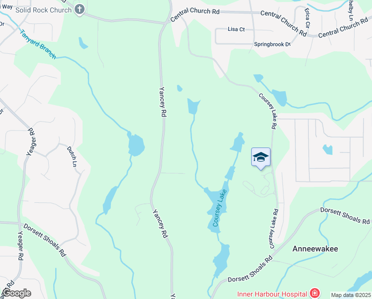 map of restaurants, bars, coffee shops, grocery stores, and more near 4336 Yancey Road in Douglasville