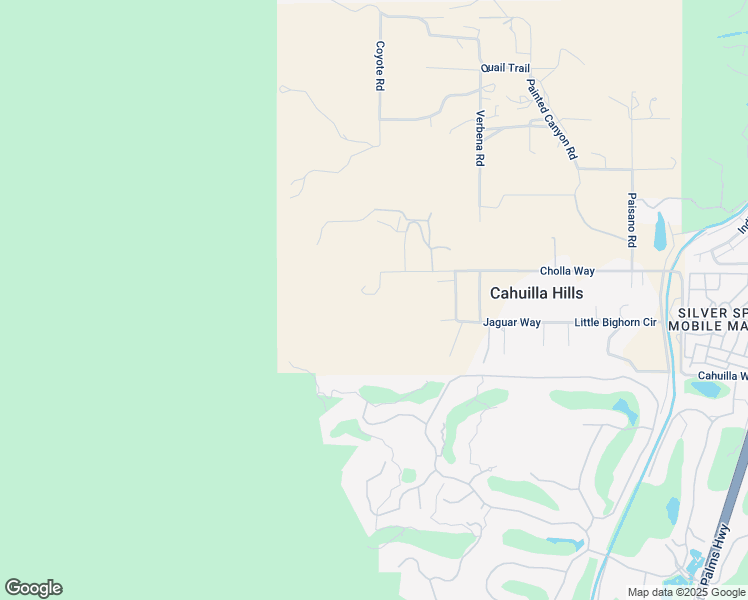 map of restaurants, bars, coffee shops, grocery stores, and more near 71231 Cholla Way in Palm Desert