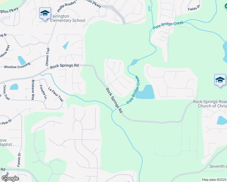 map of restaurants, bars, coffee shops, grocery stores, and more near 3095 Bonnes Drive in Stonecrest
