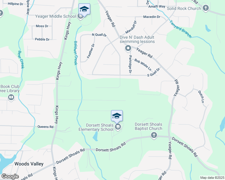 map of restaurants, bars, coffee shops, grocery stores, and more near 4260 Rushing Water Court in Douglasville