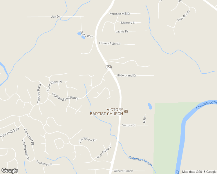 map of restaurants, bars, coffee shops, grocery stores, and more near 2640 Thunder Basin Ct in Douglasville