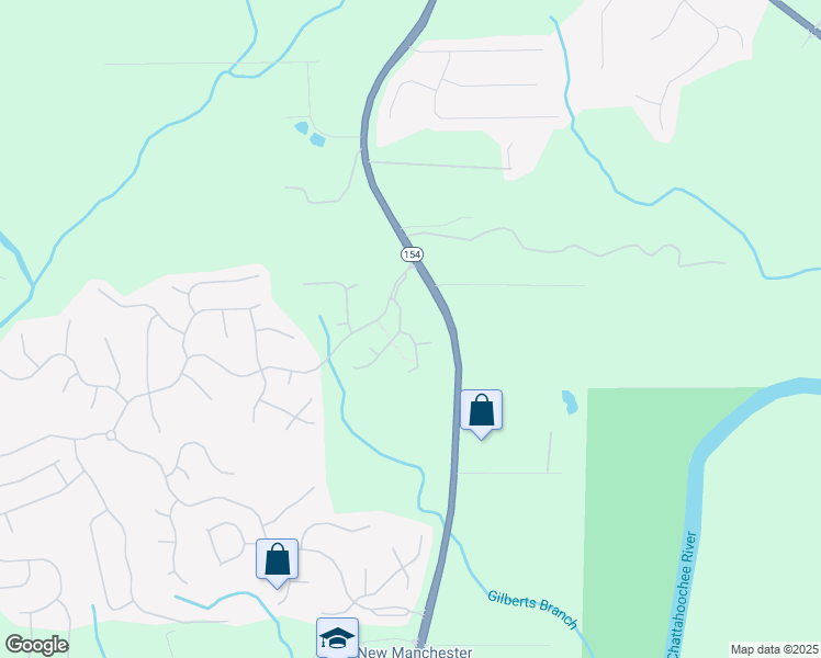 map of restaurants, bars, coffee shops, grocery stores, and more near 4245 Big Horn Pass in Douglasville