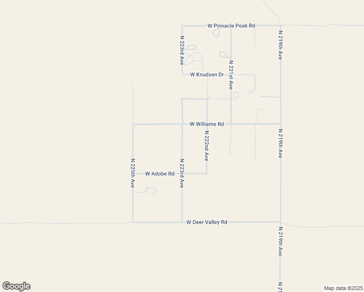 map of restaurants, bars, coffee shops, grocery stores, and more near 22076-22598 N 223rd Ave in Surprise