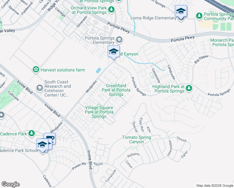 map of restaurants, bars, coffee shops, grocery stores, and more near 207 Nature Walk in Irvine