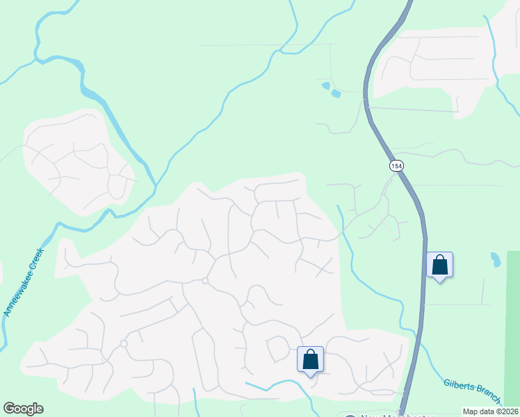 map of restaurants, bars, coffee shops, grocery stores, and more near 2922 Knoll View Place in Douglasville