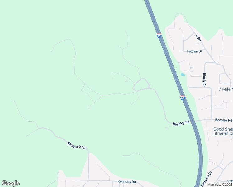 map of restaurants, bars, coffee shops, grocery stores, and more near 525 Beasley Road in Gardendale