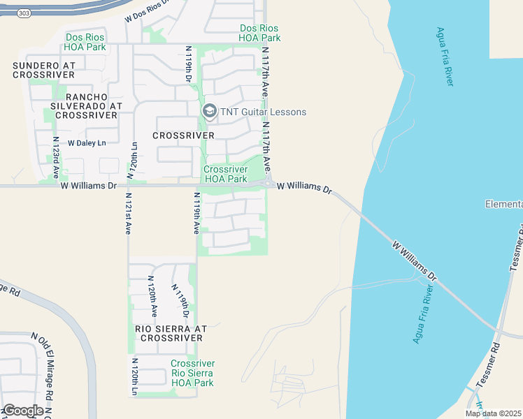 map of restaurants, bars, coffee shops, grocery stores, and more near 11712 West Robin Court in Sun City