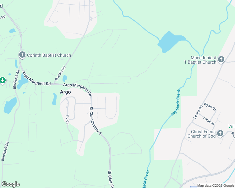 map of restaurants, bars, coffee shops, grocery stores, and more near 280 Hawks Bend Lane in Odenville