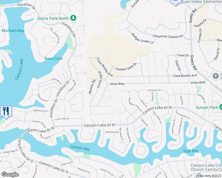 map of restaurants, bars, coffee shops, grocery stores, and more near 23180 Sprungle Circle in Menifee