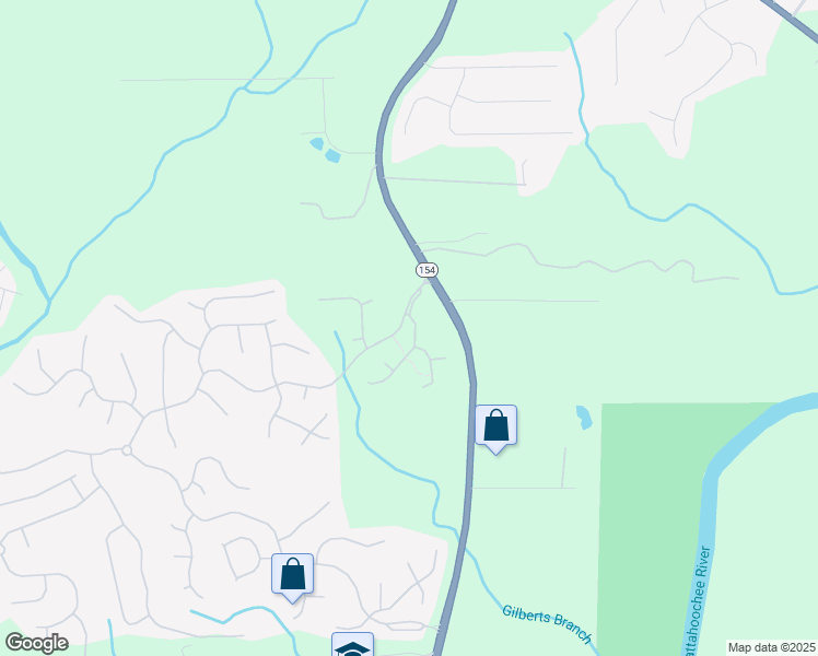 map of restaurants, bars, coffee shops, grocery stores, and more near 4245 Big Horn Pass in Douglasville