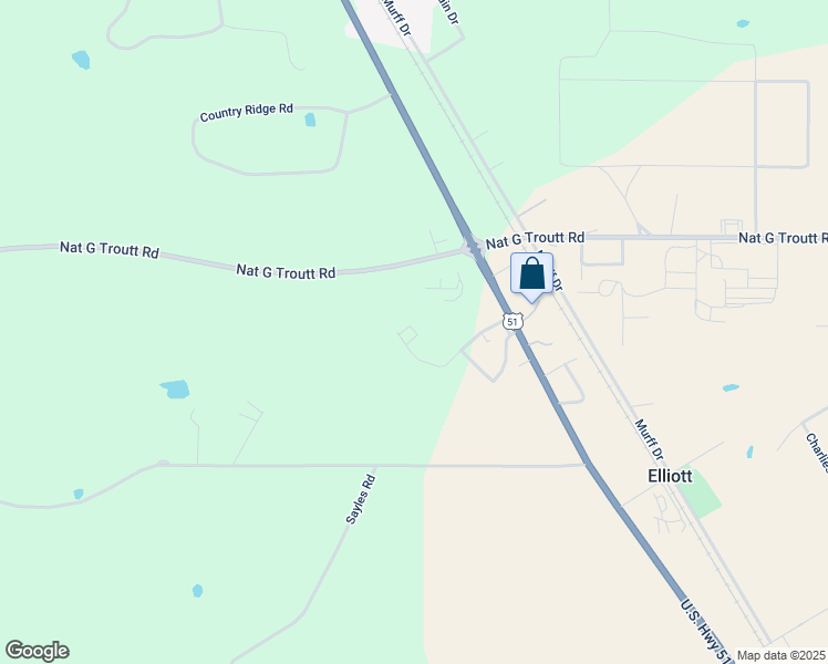 map of restaurants, bars, coffee shops, grocery stores, and more near 276 Farmington Drive in Duck Hill