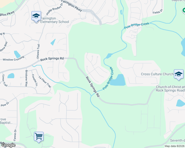 map of restaurants, bars, coffee shops, grocery stores, and more near 3066 Bonnes Drive in Stonecrest