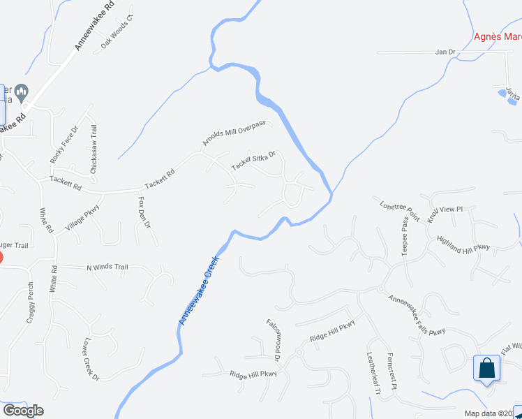 map of restaurants, bars, coffee shops, grocery stores, and more near 3293 Lowland Drive in Douglasville