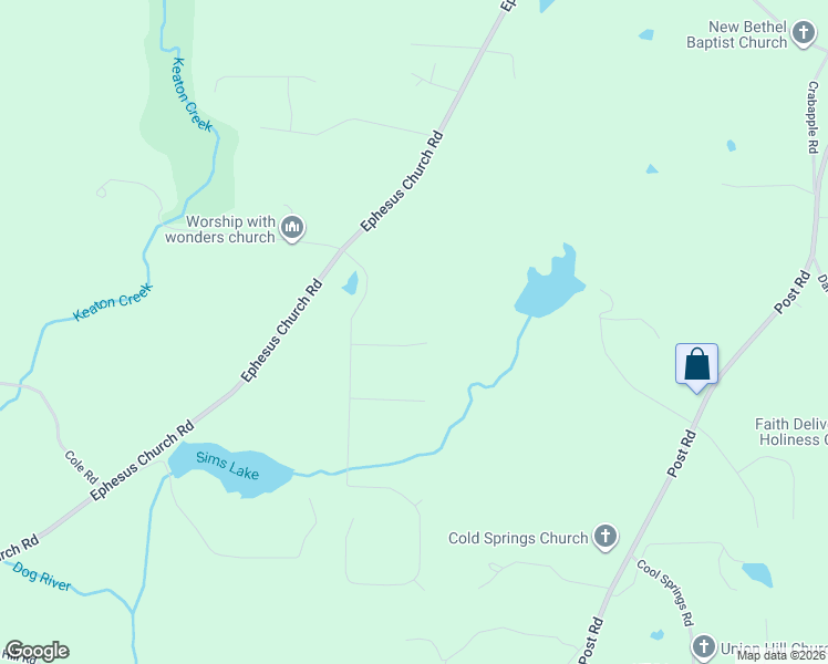 map of restaurants, bars, coffee shops, grocery stores, and more near 9010 Meadow Walk in Villa Rica