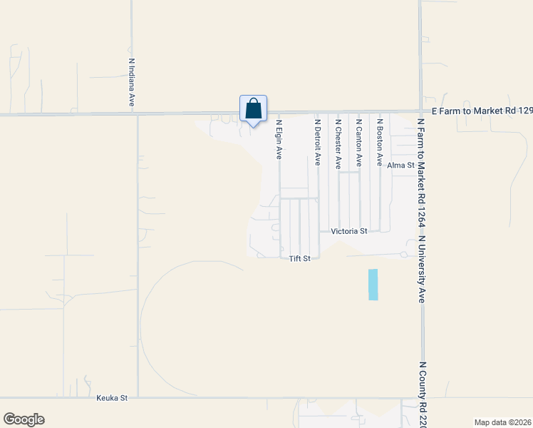 map of restaurants, bars, coffee shops, grocery stores, and more near 9415 North Elgin Avenue in Lubbock