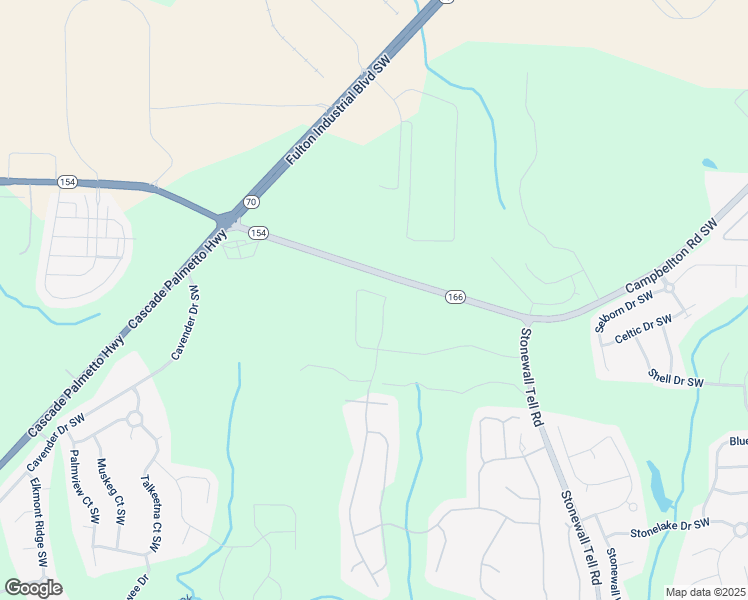 map of restaurants, bars, coffee shops, grocery stores, and more near 2527 Dayview Lane in Atlanta