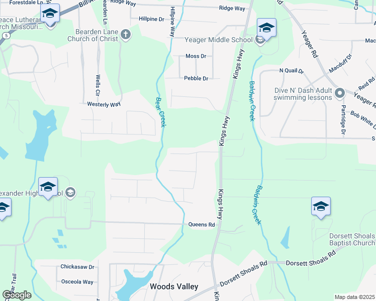 map of restaurants, bars, coffee shops, grocery stores, and more near 6175 Marilla Street in Douglasville