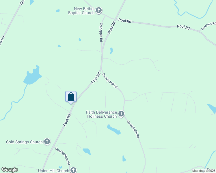 map of restaurants, bars, coffee shops, grocery stores, and more near 4232 Daniel Drive in Winston