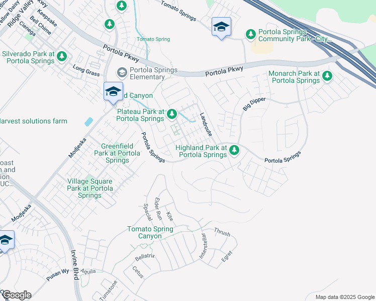 map of restaurants, bars, coffee shops, grocery stores, and more near 7535 Irvine Center Drive in Irvine