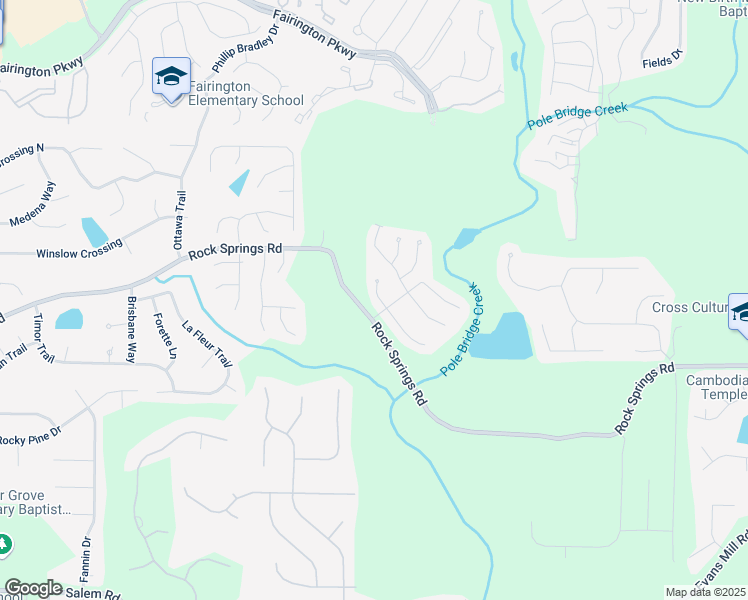 map of restaurants, bars, coffee shops, grocery stores, and more near 3037 Bonnes Drive in Stonecrest