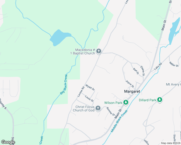 map of restaurants, bars, coffee shops, grocery stores, and more near 1445 Levine Road in Odenville