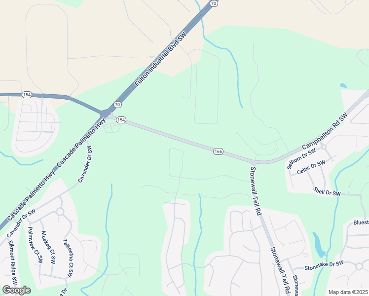 map of restaurants, bars, coffee shops, grocery stores, and more near 2536 Dayview Lane in Atlanta