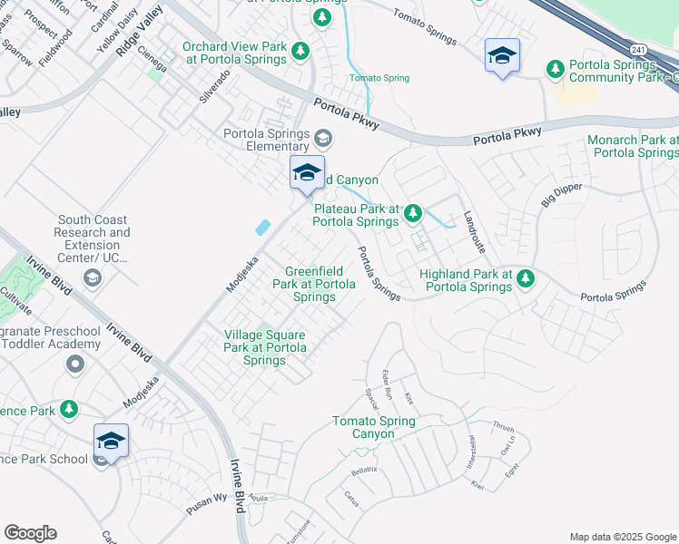 map of restaurants, bars, coffee shops, grocery stores, and more near 113 Briar Rose in Irvine