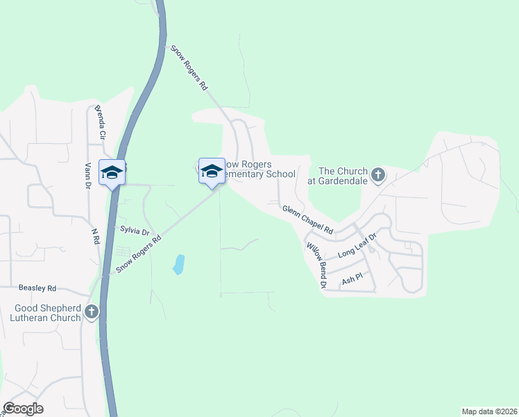 map of restaurants, bars, coffee shops, grocery stores, and more near 531 Jack Williams Road in Gardendale