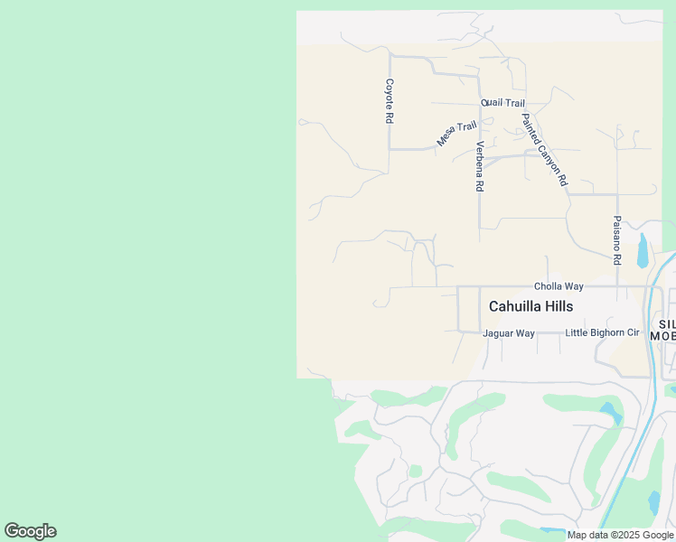map of restaurants, bars, coffee shops, grocery stores, and more near 71105 Cholla Way in Palm Desert