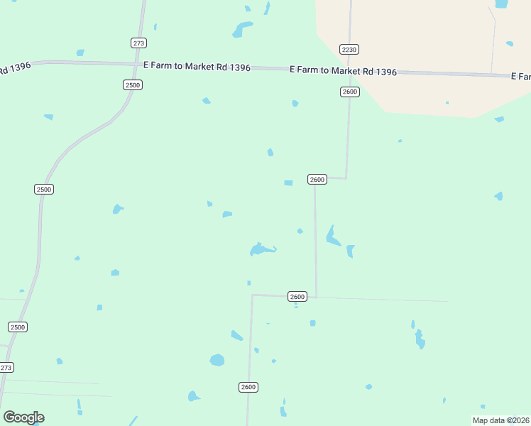 map of restaurants, bars, coffee shops, grocery stores, and more near 1915 County Road 2600 in Ivanhoe