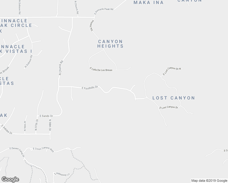 map of restaurants, bars, coffee shops, grocery stores, and more near 10151 East Foothills Drive in Scottsdale