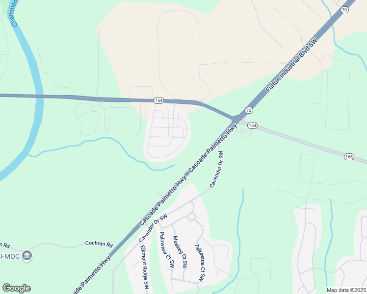 map of restaurants, bars, coffee shops, grocery stores, and more near 6872 Zaniah Road in Atlanta