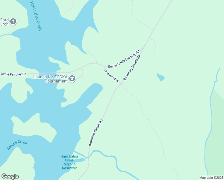 map of restaurants, bars, coffee shops, grocery stores, and more near 520 Browning Shoals Road in Social Circle