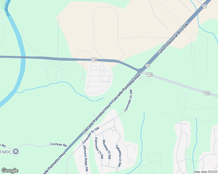 map of restaurants, bars, coffee shops, grocery stores, and more near 6872 Zaniah Road in Atlanta