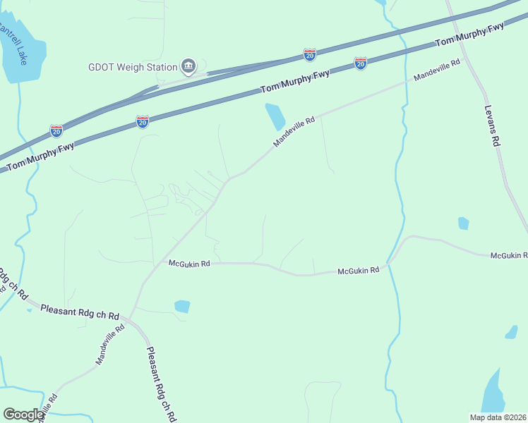 map of restaurants, bars, coffee shops, grocery stores, and more near 575 McGukin Road in Bremen