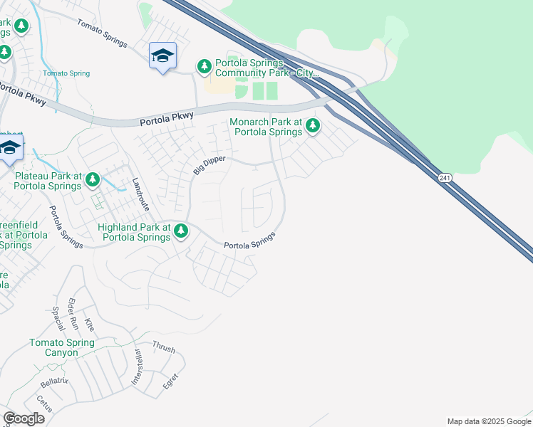 map of restaurants, bars, coffee shops, grocery stores, and more near 115 Mossvine in Irvine