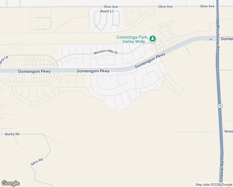 map of restaurants, bars, coffee shops, grocery stores, and more near 32217 Rambling Court in Menifee