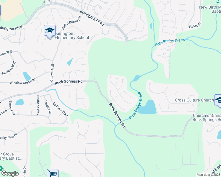 map of restaurants, bars, coffee shops, grocery stores, and more near 3009 Bonnes Drive in Stonecrest