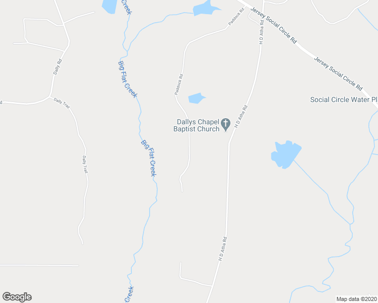 map of restaurants, bars, coffee shops, grocery stores, and more near 3297 Paddock Road in Covington