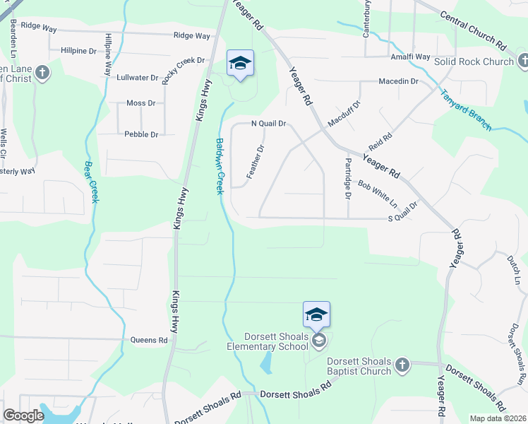 map of restaurants, bars, coffee shops, grocery stores, and more near 4192 Mac Duff Drive in Douglasville