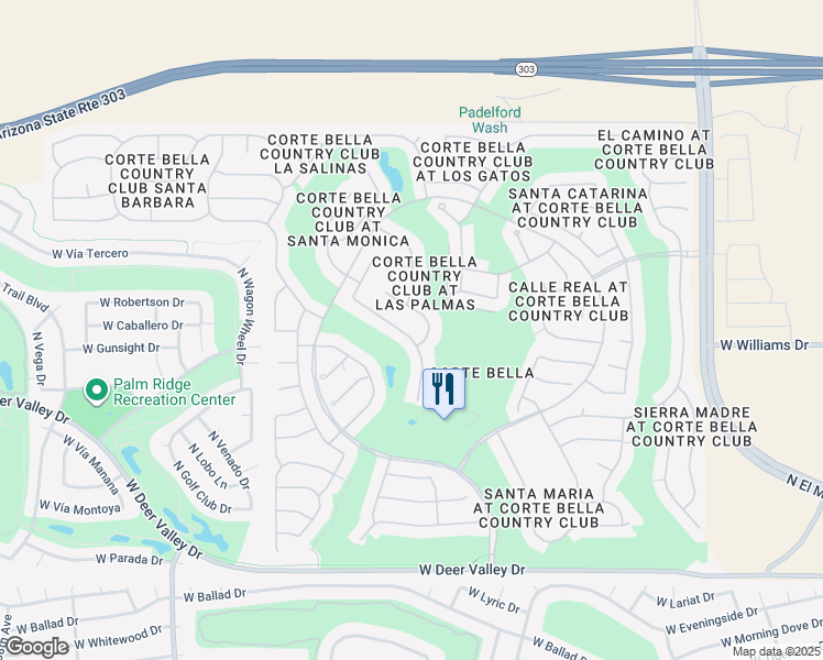 map of restaurants, bars, coffee shops, grocery stores, and more near 13218 W Rincon Dr in Sun City West