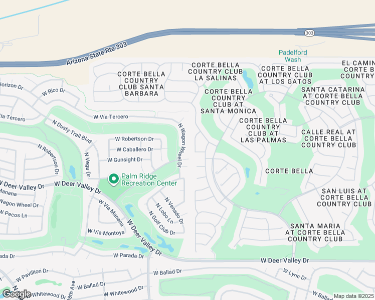 map of restaurants, bars, coffee shops, grocery stores, and more near 22611 North Wagon Wheel Drive in Sun City West