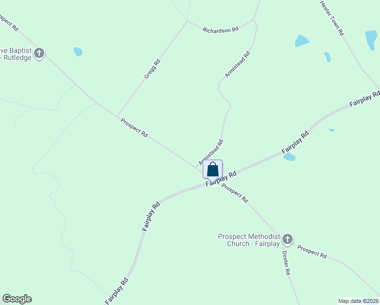 map of restaurants, bars, coffee shops, grocery stores, and more near 1151-1299 Armistead Road in Rutledge