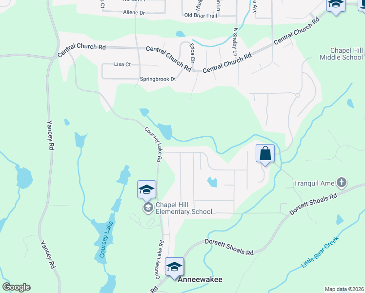 map of restaurants, bars, coffee shops, grocery stores, and more near 4880 Planters Walk in Douglasville