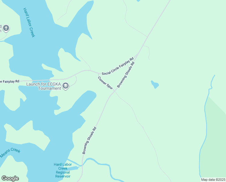 map of restaurants, bars, coffee shops, grocery stores, and more near 520 Browning Shoals Road in Social Circle