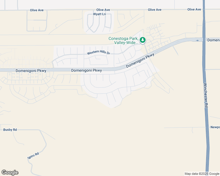 map of restaurants, bars, coffee shops, grocery stores, and more near 32201 Rambling Court in Winchester