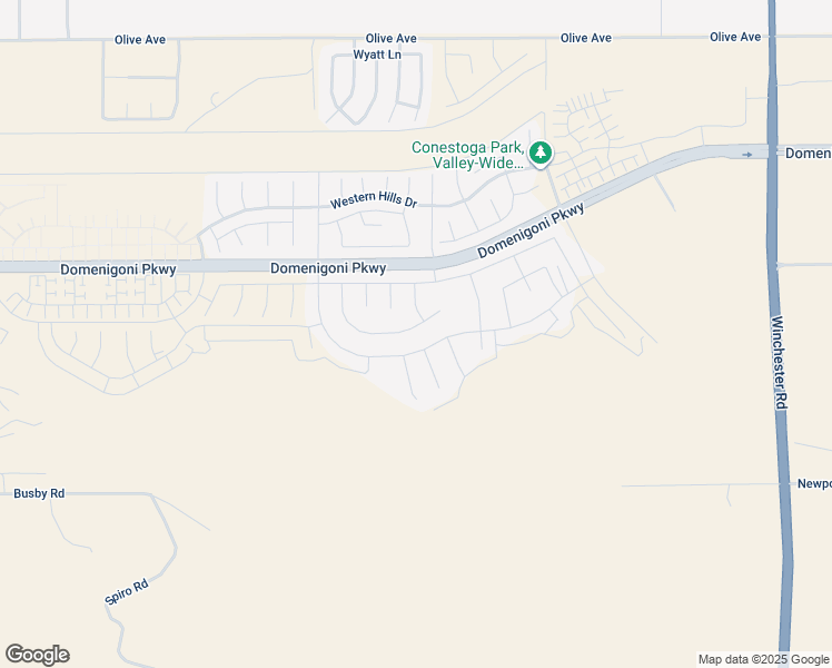 map of restaurants, bars, coffee shops, grocery stores, and more near 32201 Rambling Court in Winchester